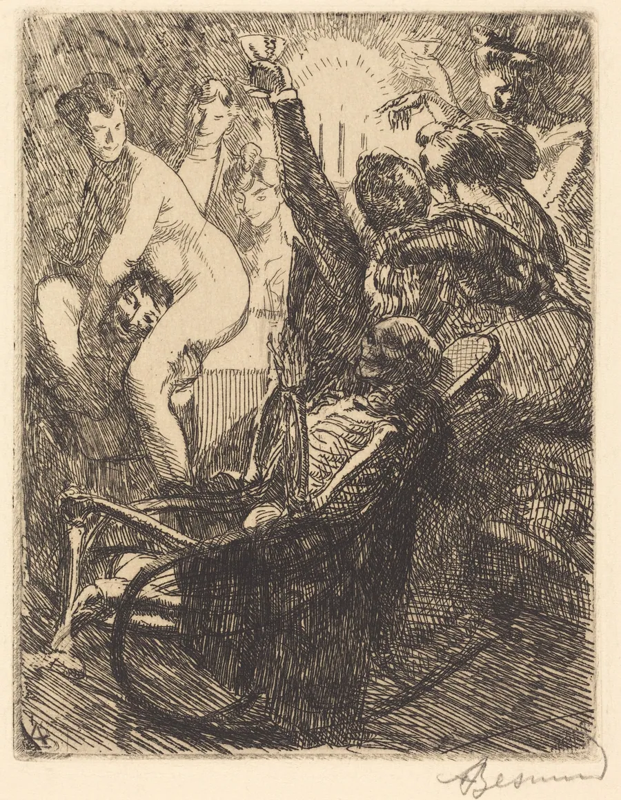The Orgy (L'orgie) by Albert Besnard