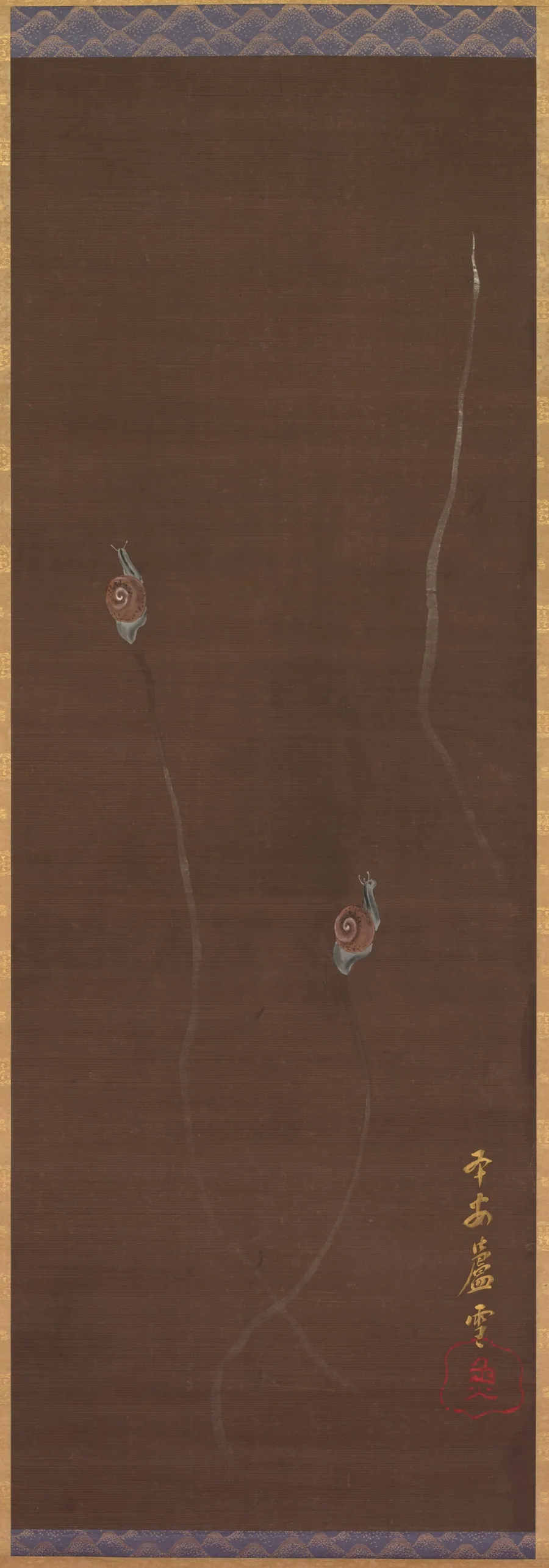 Snails by Nagasawa Rosetsu