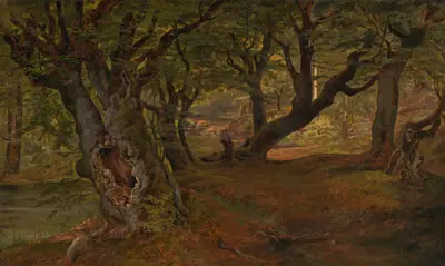 View of Bregentved Forest, Sjaeeland