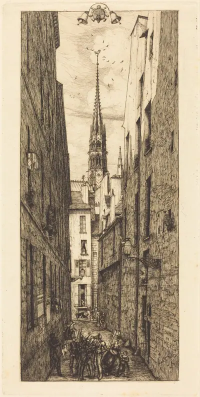 La Rue des Chantres, Paris (Chantrey Street, Paris)