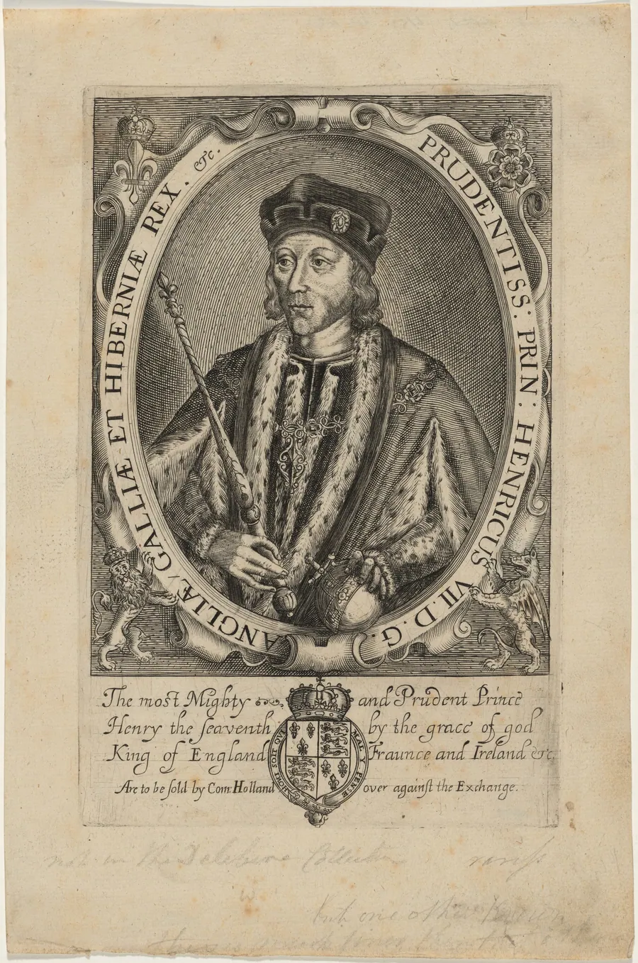 Henry VII of England by Renold Elstrack