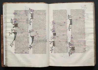 The Gotha Missal: Fol. 28r, Text