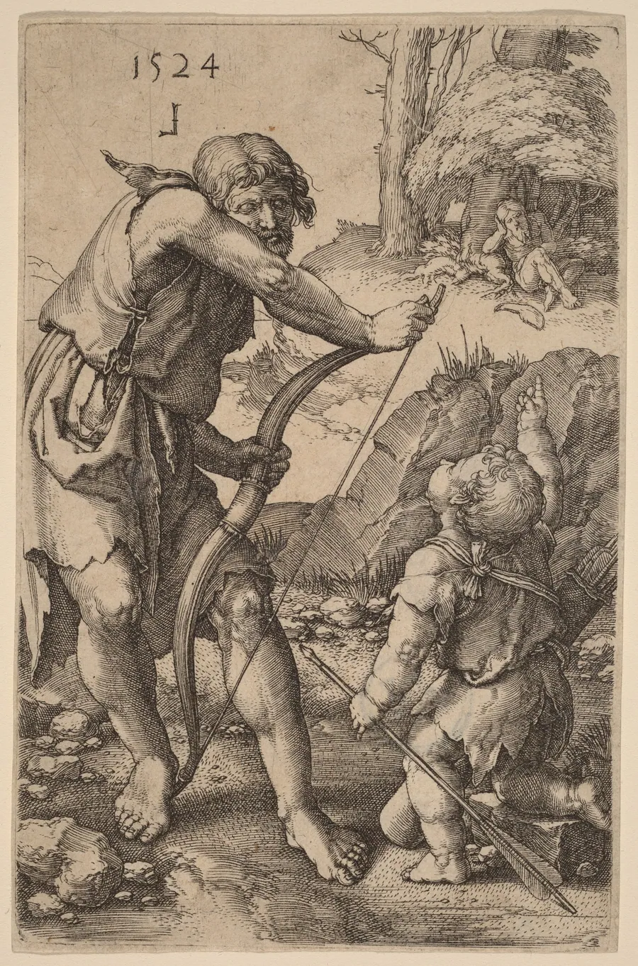 Lamech and Cain by Lucas van Leyden