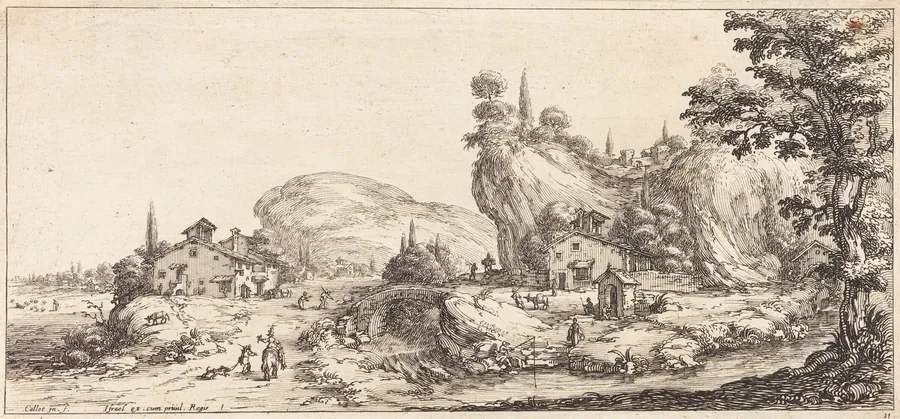 Returning Home from the Hunt by Jacques Callot