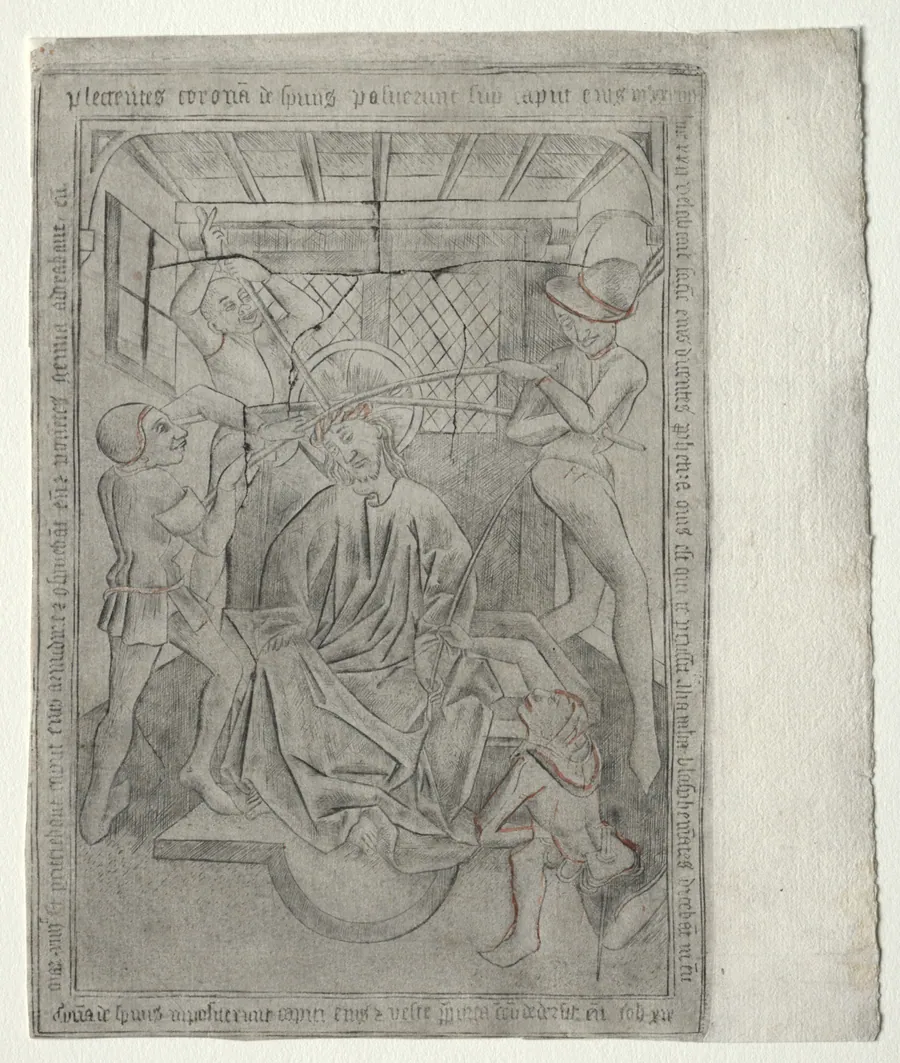 The Passion:  Christ Crowning with Thorns by Master of the Banderoles