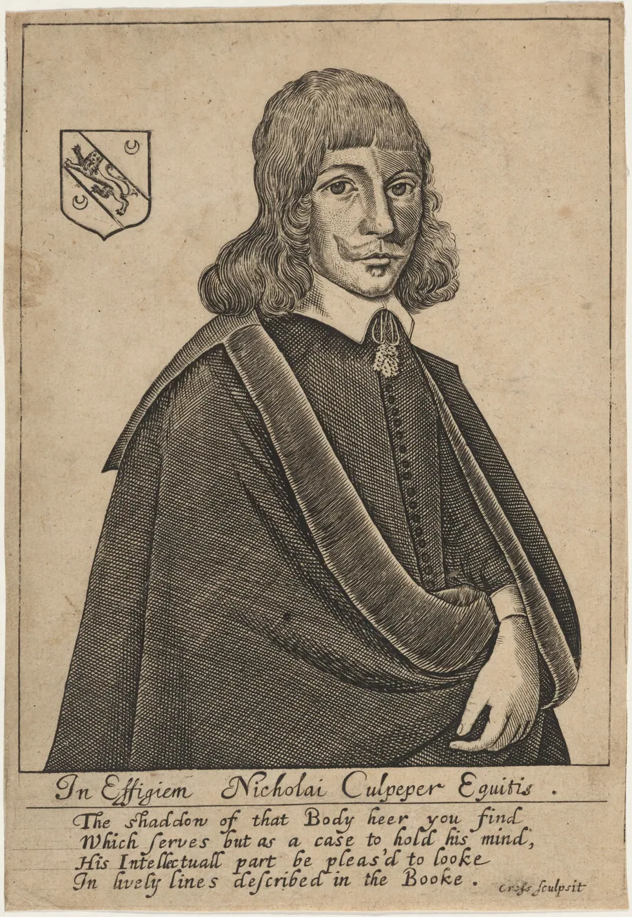 Nicholai Culpeper, Equitus by Thomas Cross