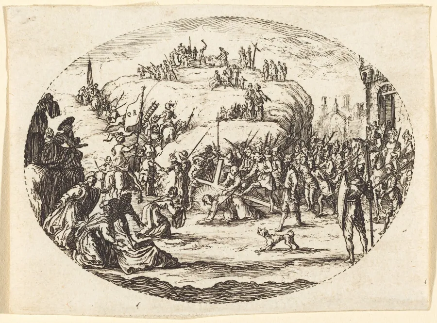 The Small Carrying of the Cross by Charles-Nicolas Cochin I