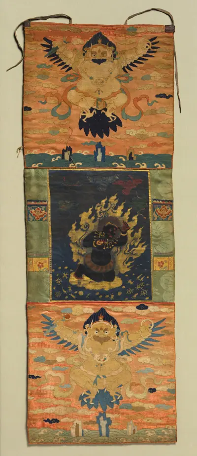 Vajrapani and Garuda