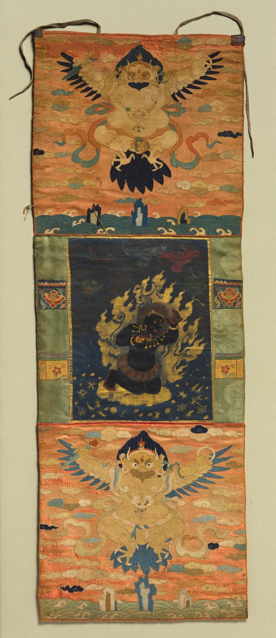 Vajrapani and Garuda by Choying Dorje, the Tenth Black Hat Karmapa