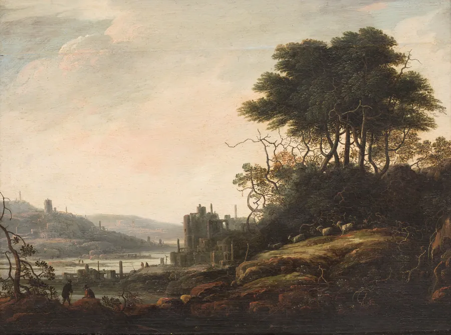 Landskab by Abraham Bloemaert
