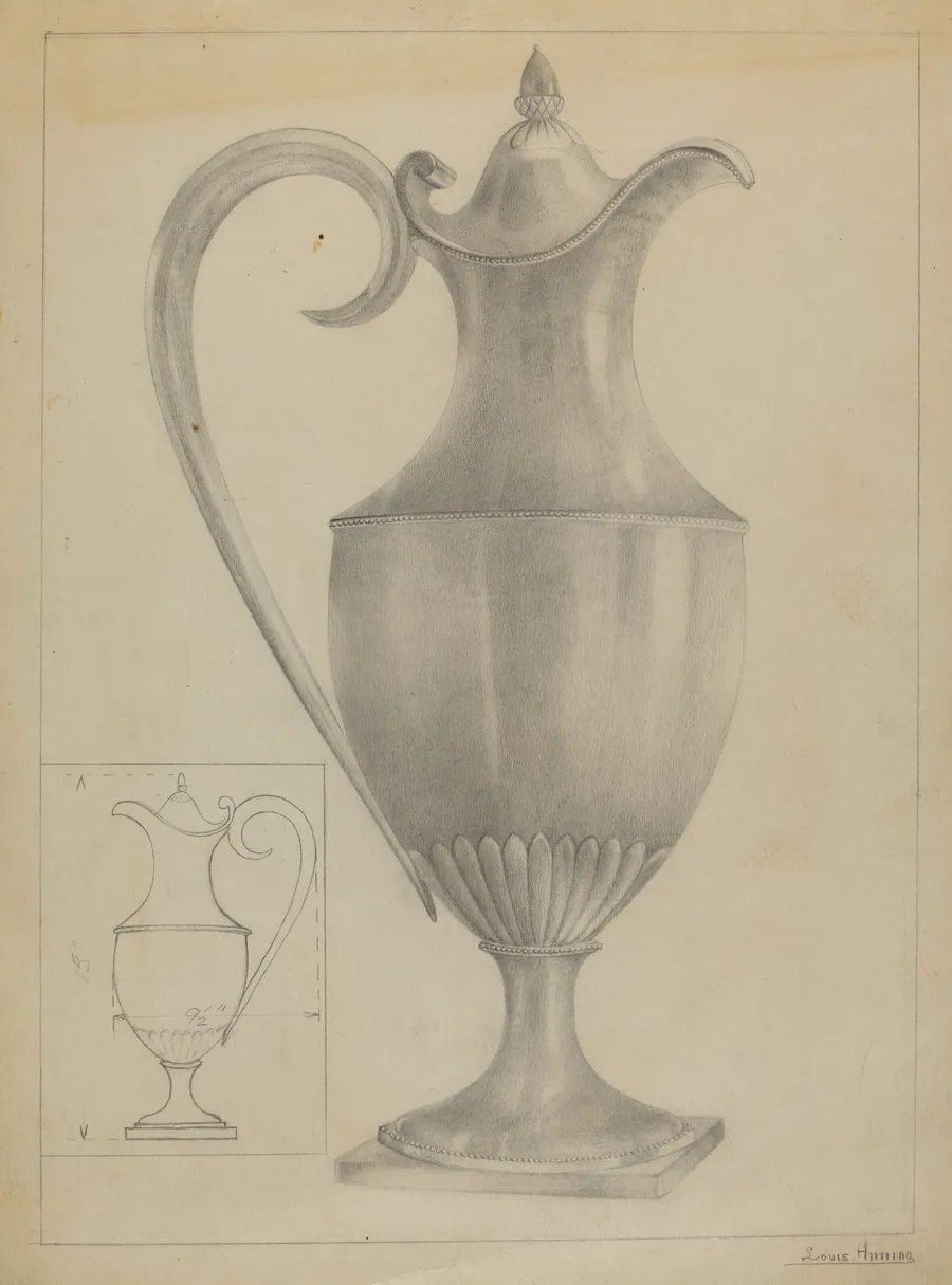 Silver Flagon by Louis Annino