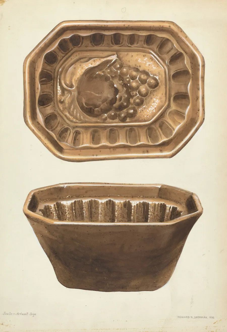 Crockery Mold by Howard H. Sherman