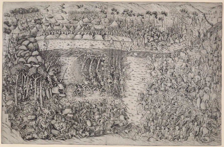 The Battle of Fornovo by Master of the Battle of Fornovo