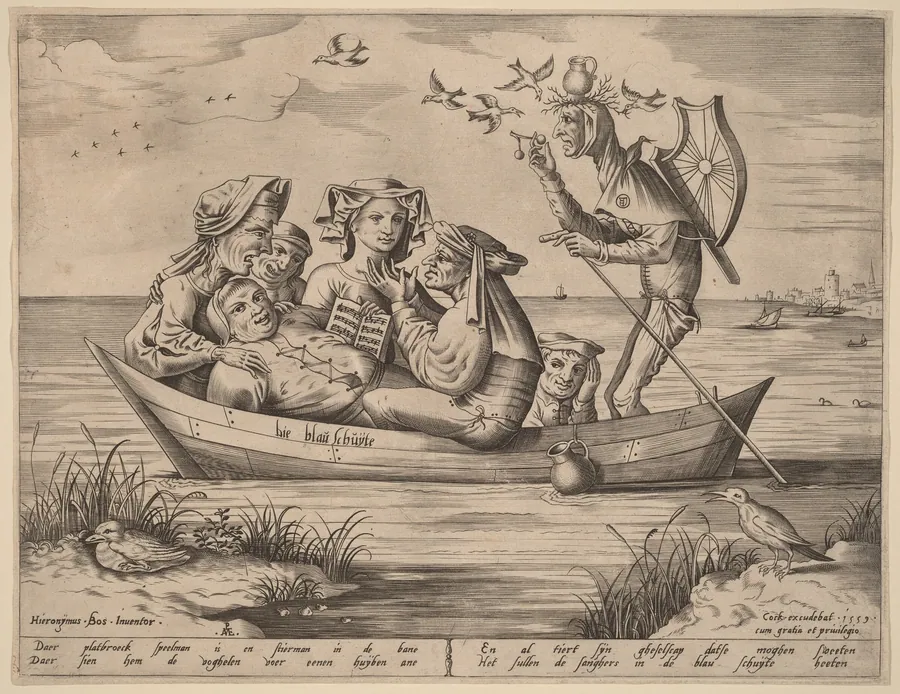 Die Blau Schuyte (The Blue Boat) by Pieter van der Heyden