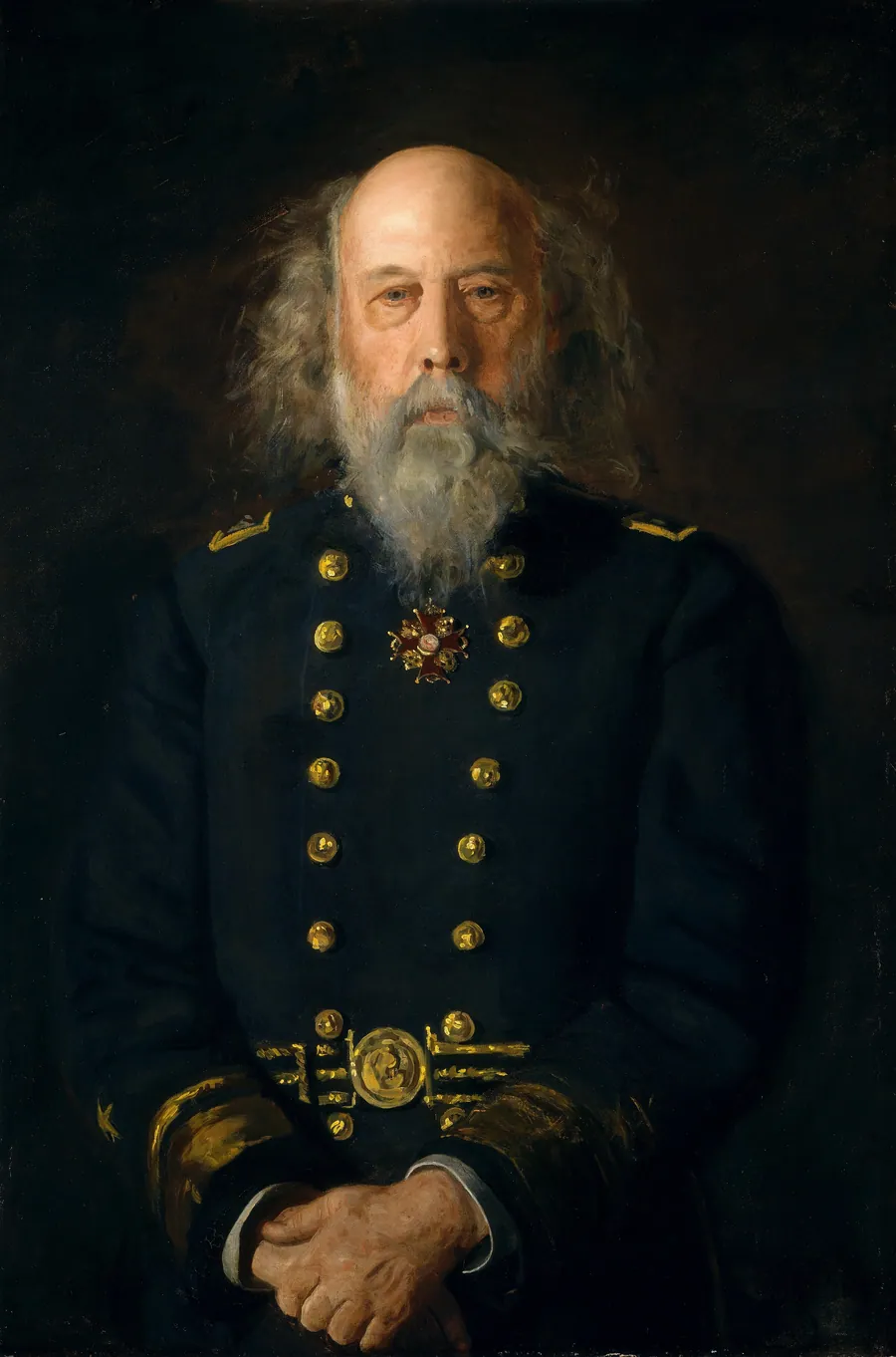 Rear Admiral George W. Melville by Thomas Eakins
