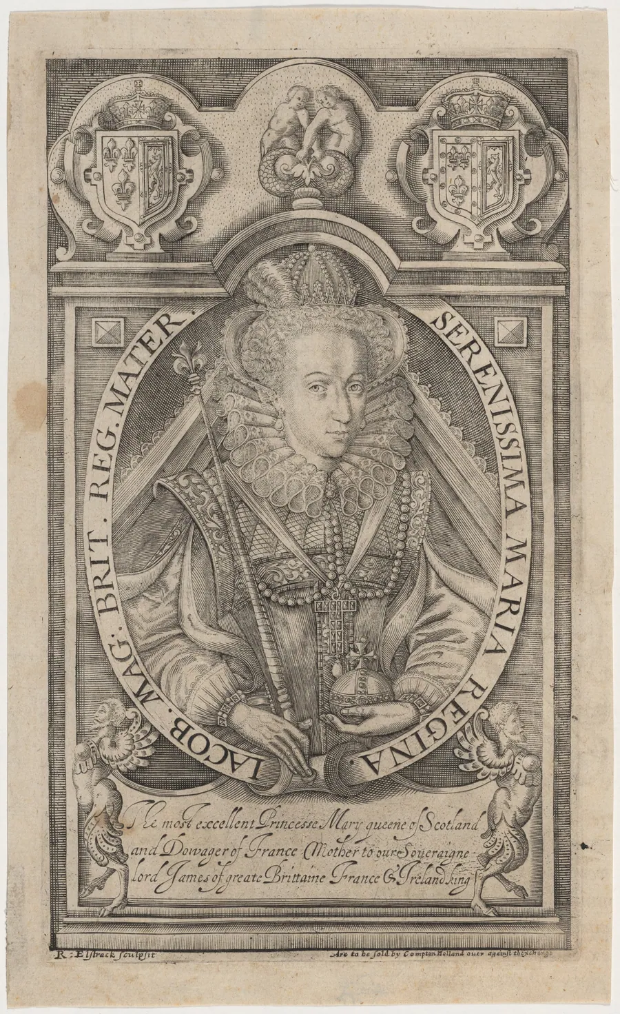 Mary, Queen of Scots by Renold Elstrack
