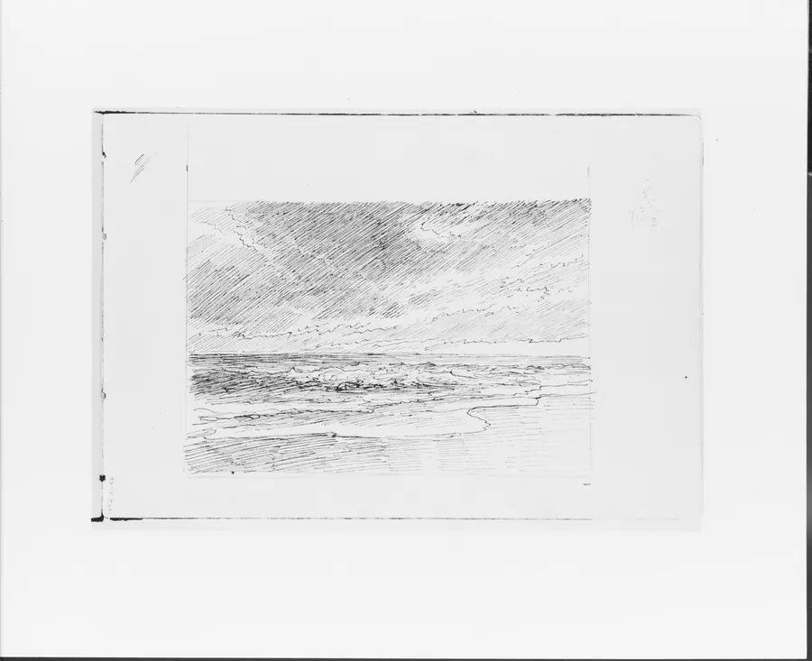 Seascape (from Sketchbook VII) by William Trost Richards