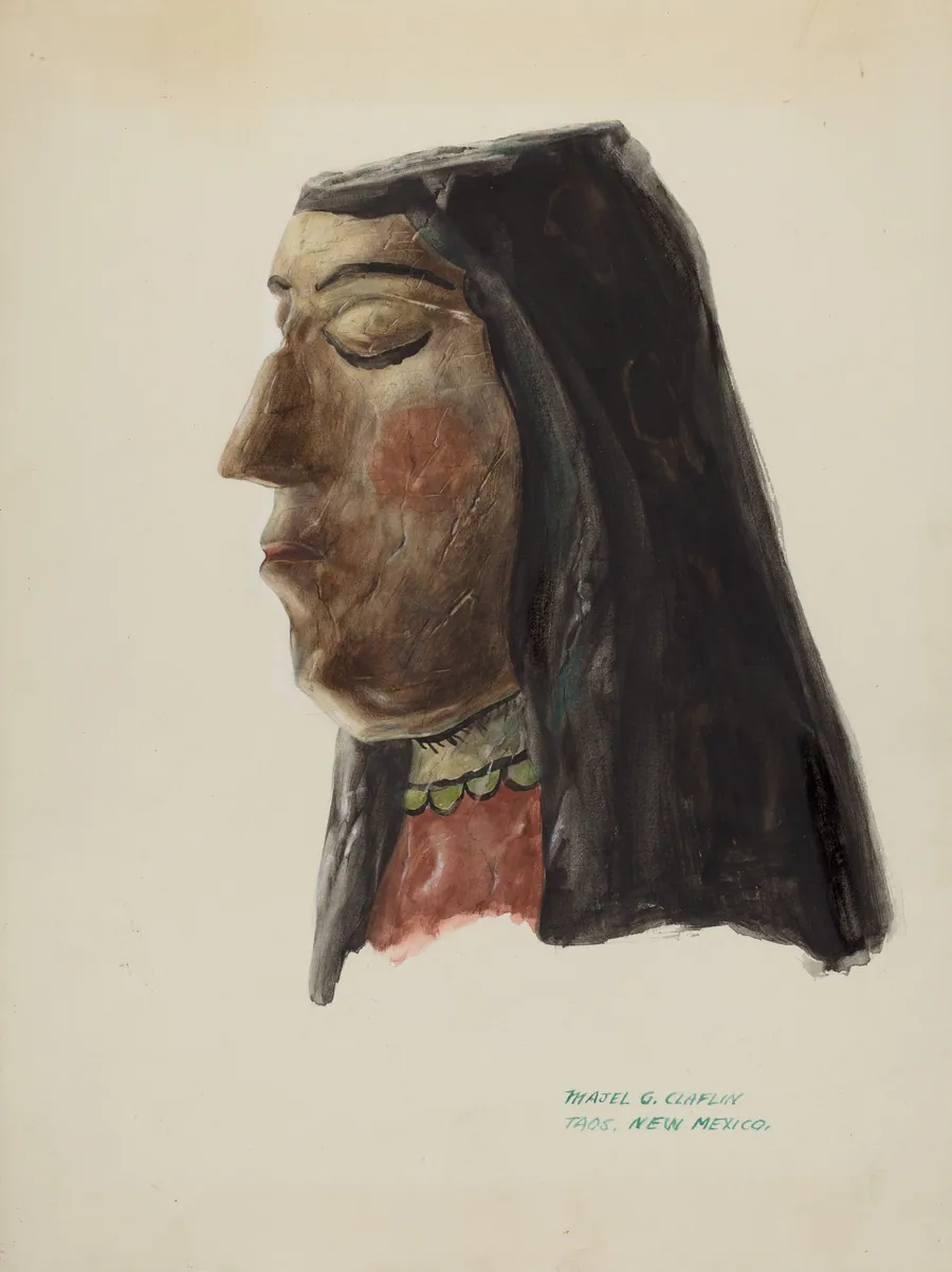 Head of Guadalupe by Majel G. Claflin