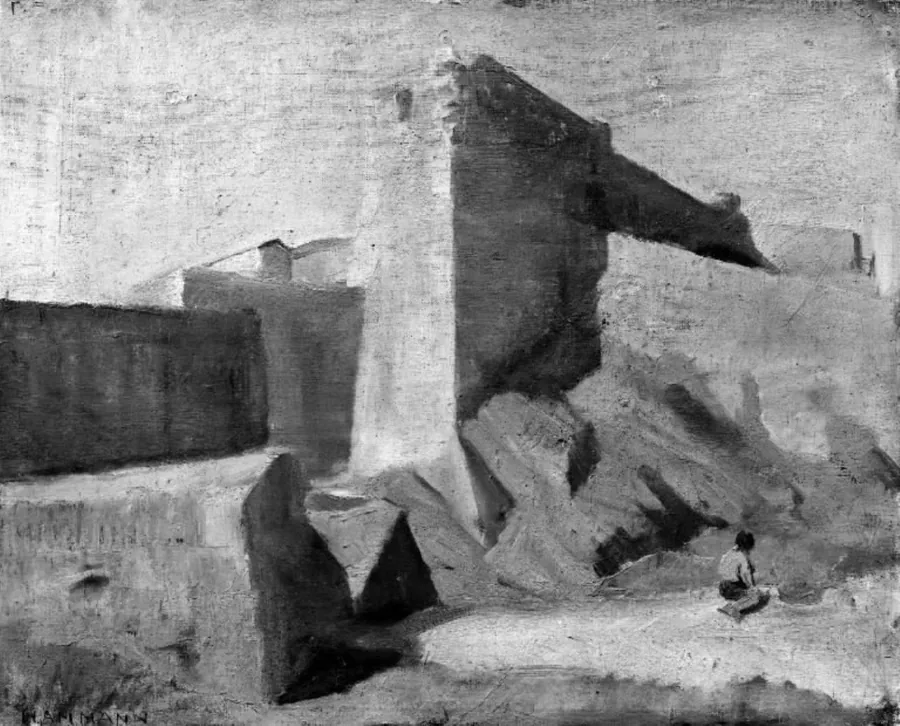 Fæstningen i Collioure by Marius Hammann