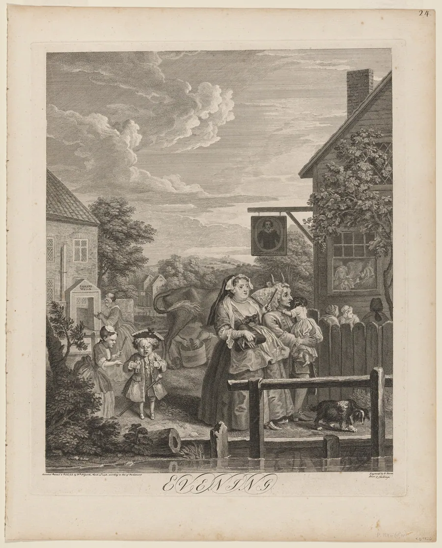 Evening by William Hogarth