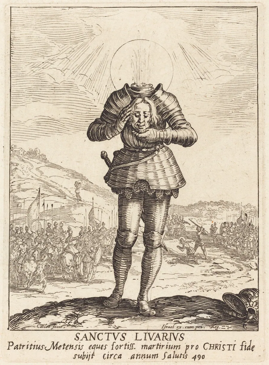 Saint Livier by Jacques Callot