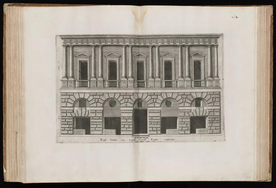 The Palace of Raphael (Palazzo Caprini) by Italian 16th Century