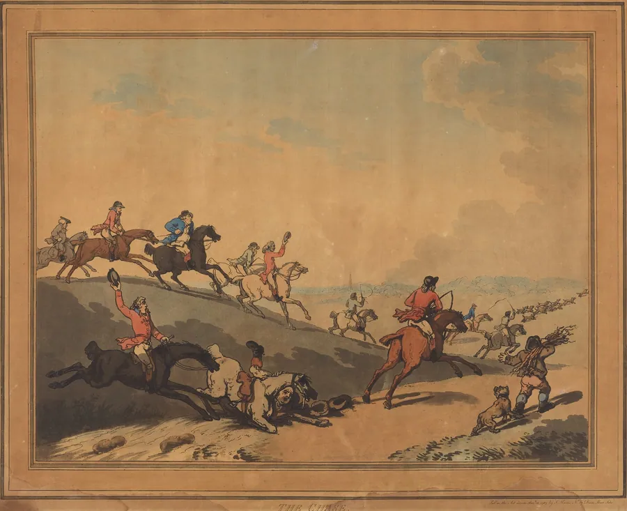 The Chase by Thomas Rowlandson