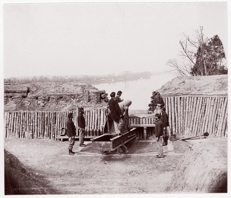 Cox's Landing, James River by Andrew Joseph Russell