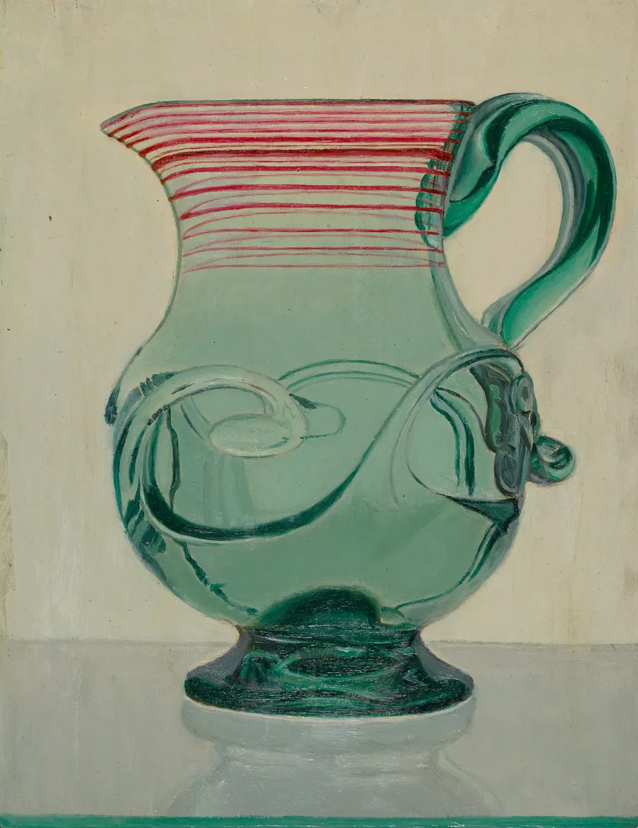 Blue Pitcher by Vincent Burzy