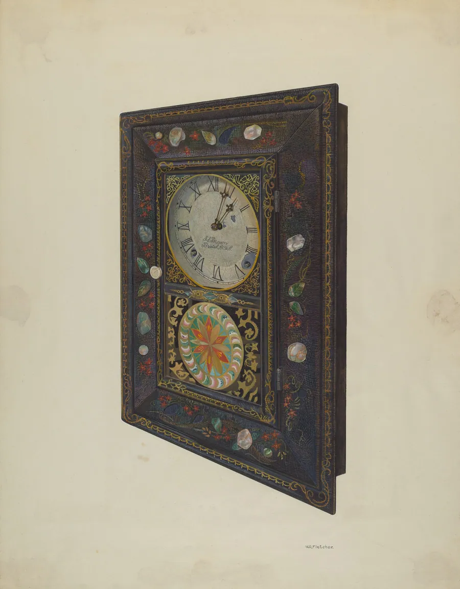 J.C. Brown Clock by William O. Fletcher