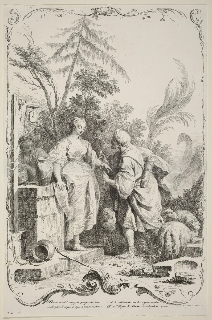 Rebecca at the Well by Joseph Wagner