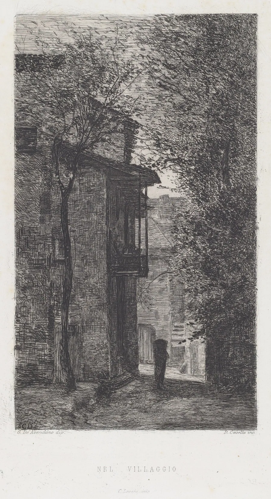 Nel Villaggio [In the Village] by Domenico Casella