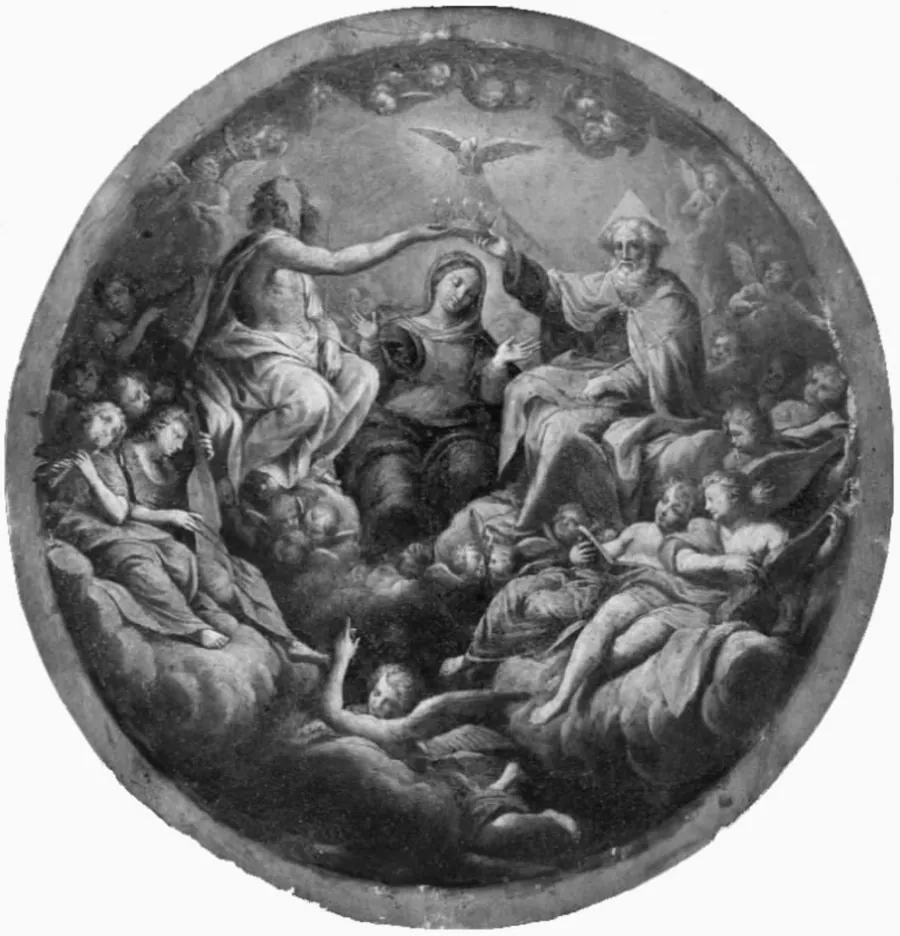 Marias kroning by Ubekendt