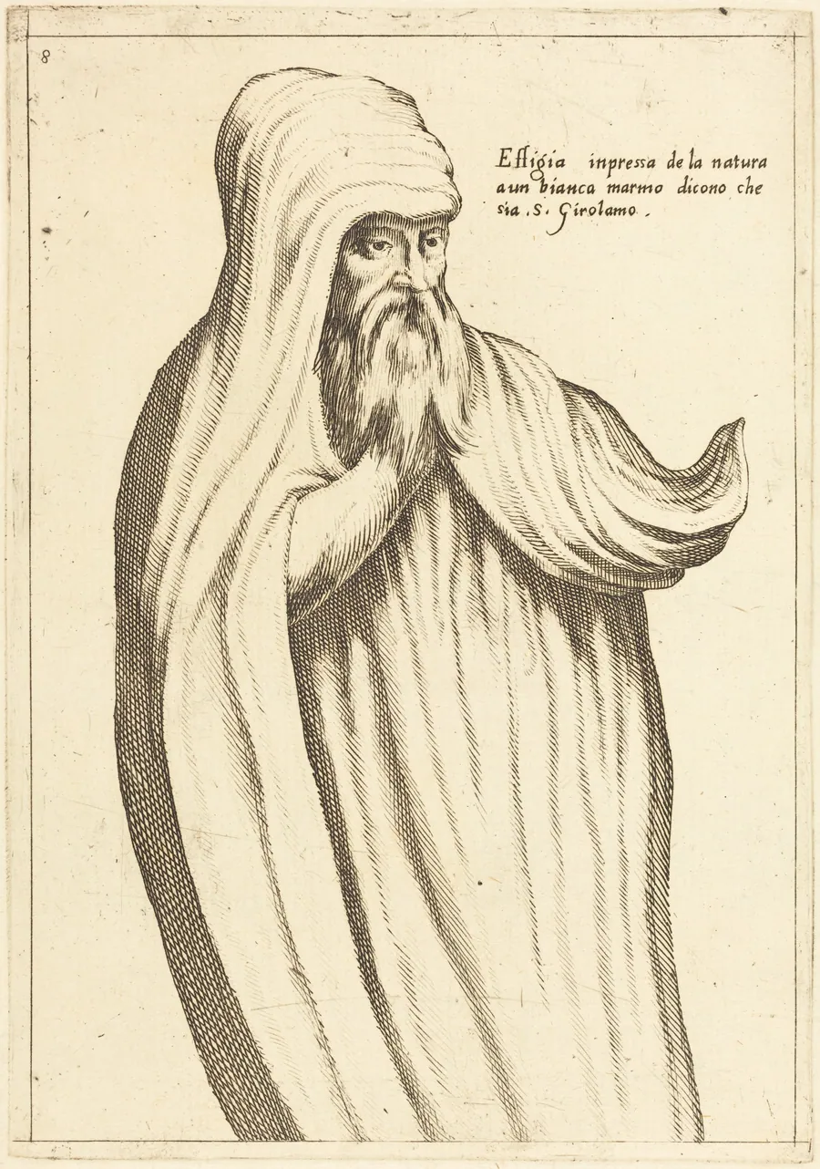 Effigy of St. Jerome by Jacques Callot