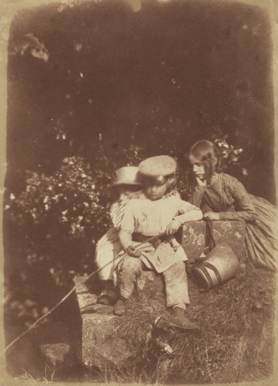 At the Minnow Pool by David Octavius Hill