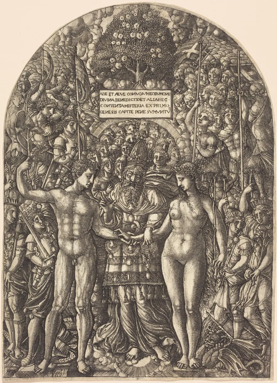 The Marriage of Adam and Eve by Jean Duvet