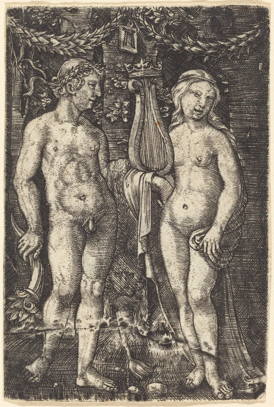 Hercules and a Muse by Albrecht Altdorfer