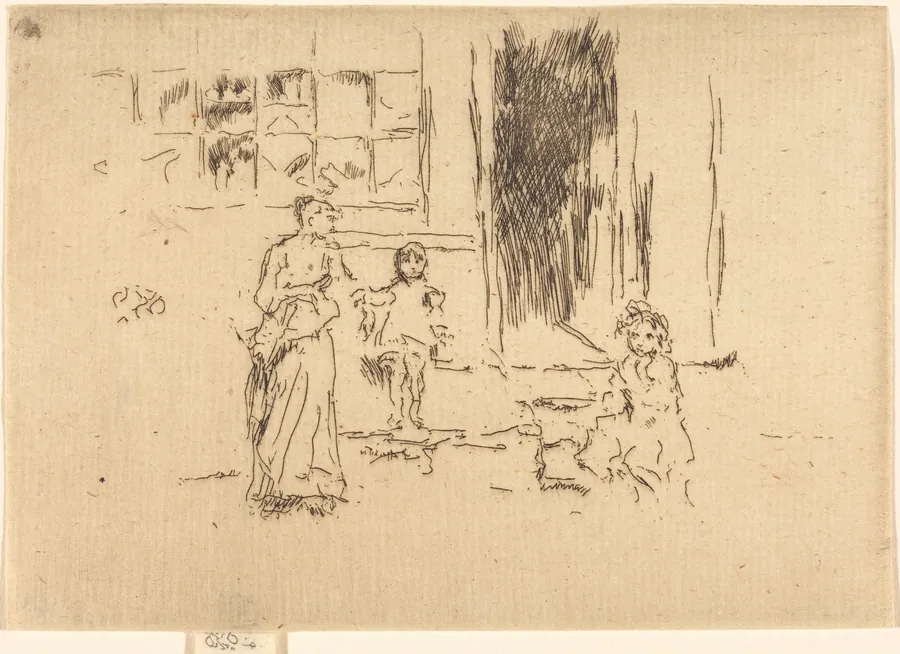 Petticoat Lane by James McNeill Whistler
