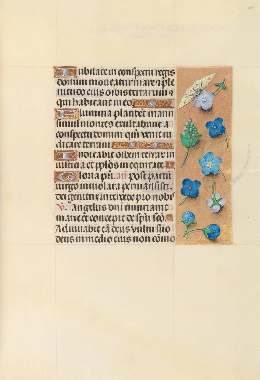Hours of Queen Isabella the Catholic, Queen of Spain:  Fol. 110r by Master of the First Prayerbook of Maximillian
