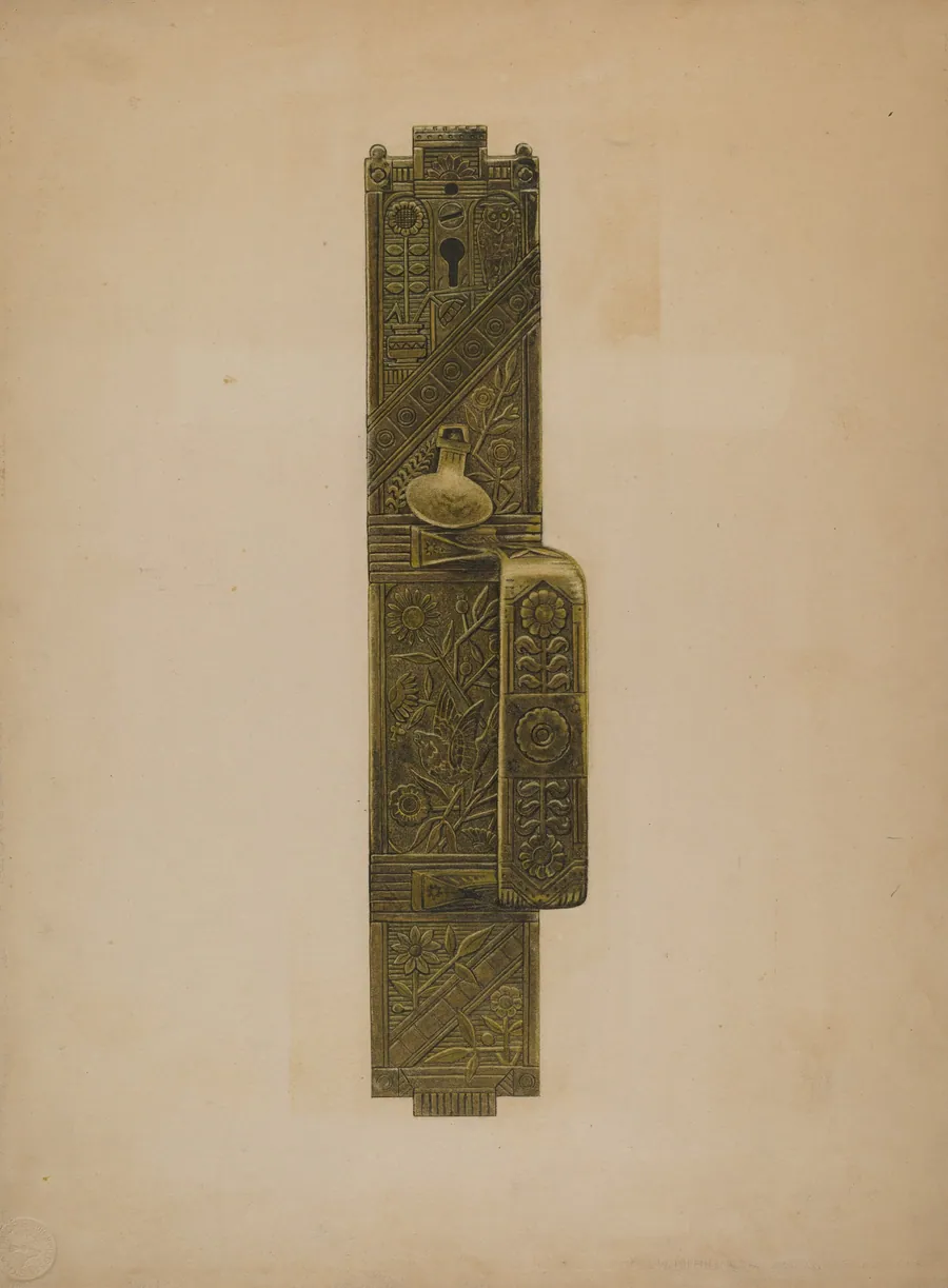 Door Latch and Handle by Paul Poffinbarger