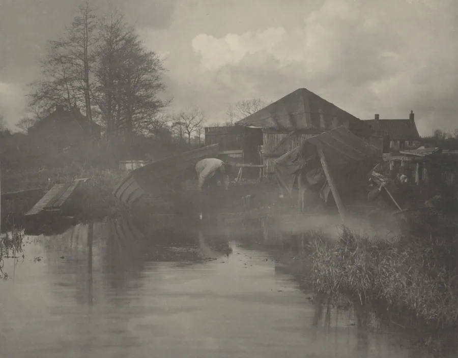 A Norfolk Boat-Yard by T.F. Goodall