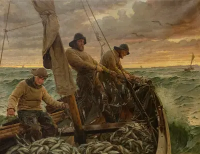 Hornbækfiskere på sildefangst