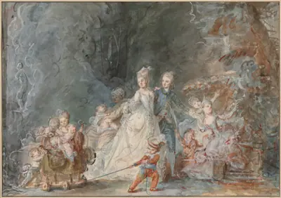 Family Promenade in the Park