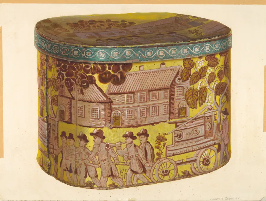 Bandbox - Firemen Scene by Walter Doran