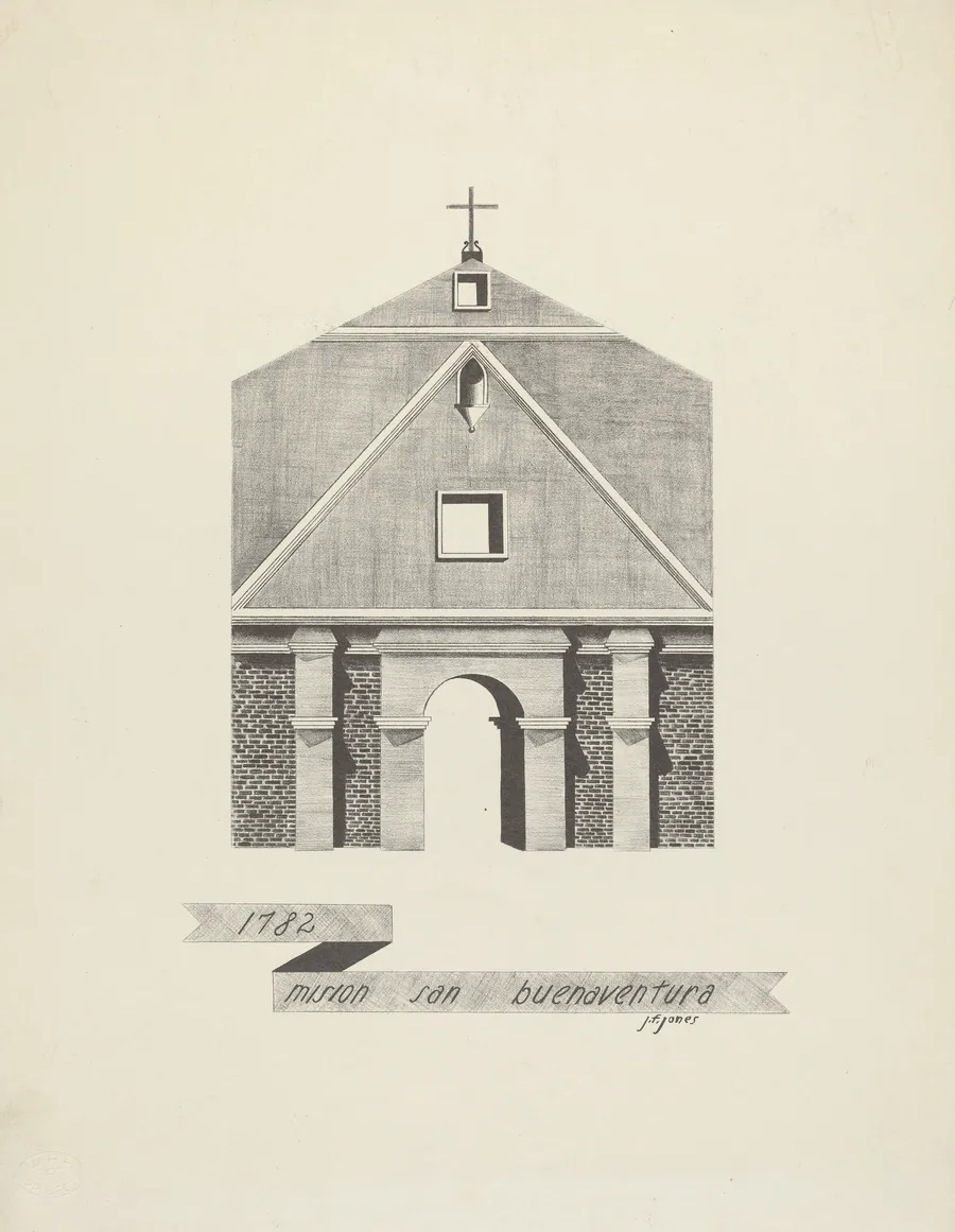 Mision San Buenaventura by James Jones