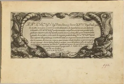 Frontispiece: Dedication to Pietro Strozzi