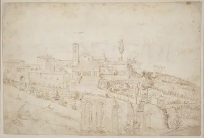 The Church of S. Gregorio Magno on the Celian Hill (verso)