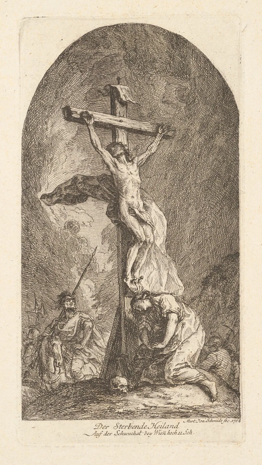 Christ on the Cross by Martin Johann Schmidt
