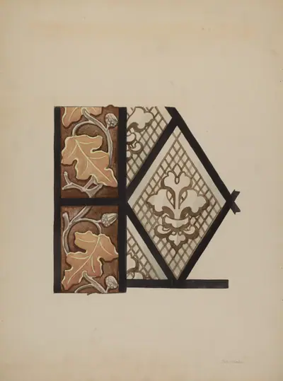 Painted Glass Window