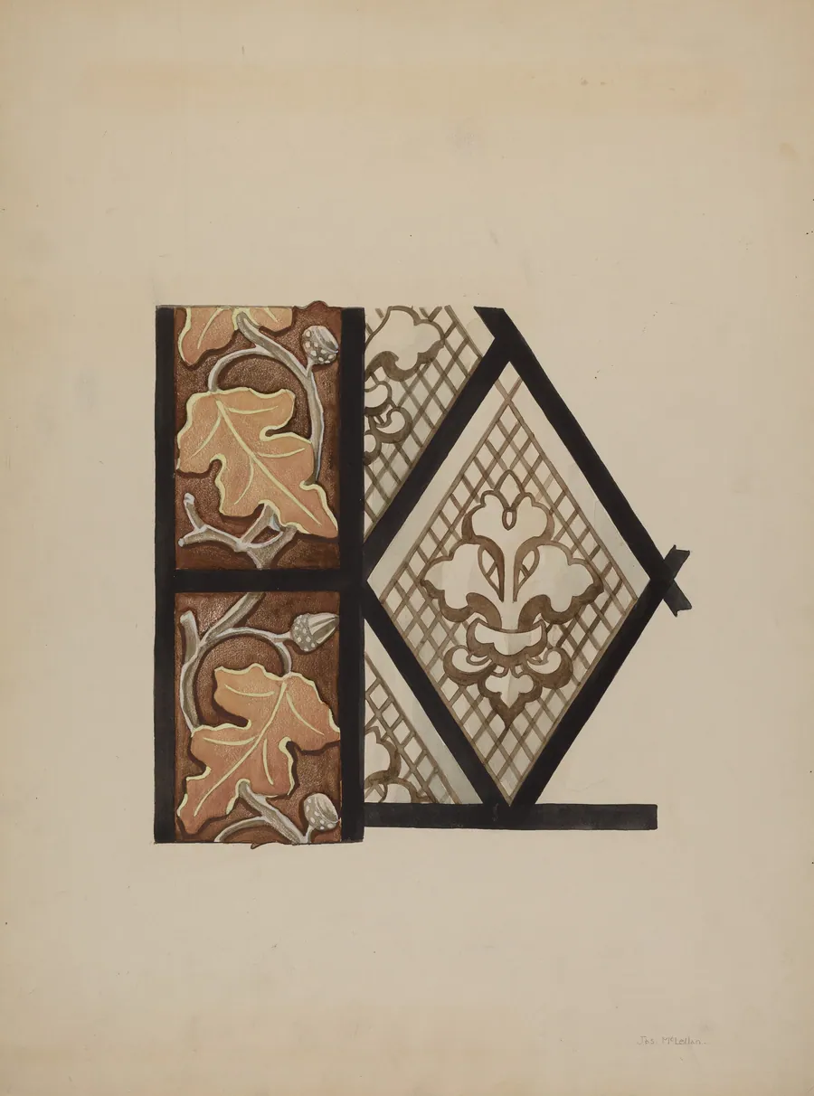 Painted Glass Window by James McLellan